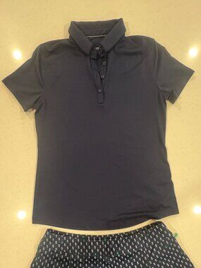 Under Armour Women's Fitted Golf Polo – Navy Blue, Athleisure, Sporty Chic